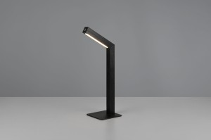 SKIP R55951132 czarna lampa biurkowa LED 2W imitacja drewna ładowanie USB-C