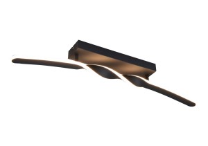 GINKO R65791132 czarna lampa sufitowa LED 18W 3000K