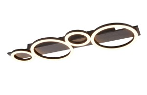 LUMOS R64821109 lampa sufitowa ringi LED 26W 3000K wykończenie aluminium