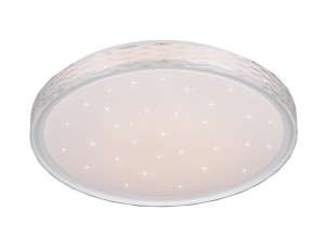 VARDA R64811101 plafon LED 24W CCT efekt gwieździstego nieba biała obręcz