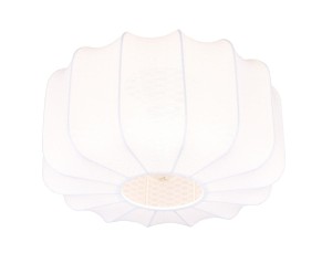 MADELINE R61971901 lampa sufitowa biała tkanina 1xE27 fi 40cm