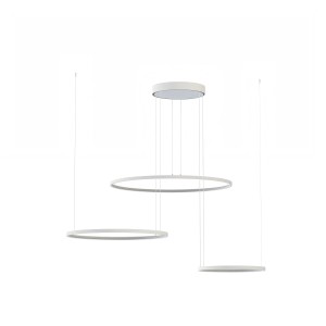 CIRCOLO LED 45W 11602 wiszące obręcze w poziomie 30cm/45cm/60cm rozdzielone białe 3000K 
