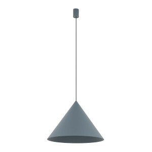 ZENITH L UMBRA BLUE 11484 lampa wisząca niebieski stożek fi 50cm 1xGU10