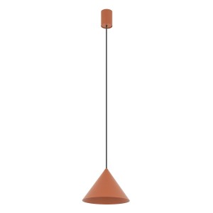 ZENITH S TERRACOTTA 11490 lampa wisząca ceglasty stożek fi 20cm 1xG10