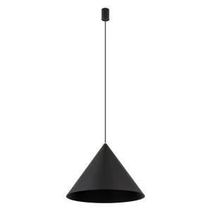 ZENITH L BLACK 8005 lampa wisząca czarny stożek fi 50cm 1xGU10