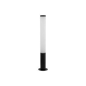 MIA LED M 11374 czarny słupek ogrodowy biała tuba LED 30W wysokość  100cm