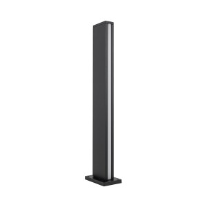 SLIT LED 11376 czarny słupek ogrodowy 70cm LED 12W IP54