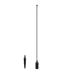 ZURI LED 11547 czarny słupek ogrodowy świecąca rurka 100cm LED 12W IP54