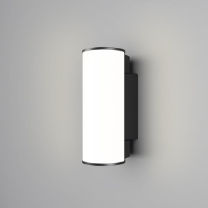 ROCK O434WL-L12GF3K kinkiet zewnętrzny LED 12W IP54 grafitowy cylindryczny biały klosz 