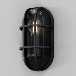 CANDLE O449WL-01GF1  kinkiet zewnętrzny owalny z kratownicą grafitowy 1xE27 IP65