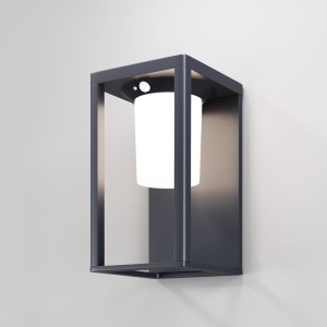 SHATTER OSL457WL-L2GF3K kinkiet solarny LED 2W IP54 grafitowy z czujnikiem
