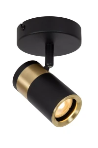 GORIK 53909/01/30 spot czarno-złoty regulowany 1xGU10
