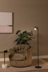 SKANSKA RECH 03749/03/15 lampa stojąca czarno-szara LED 3W DIM CCT