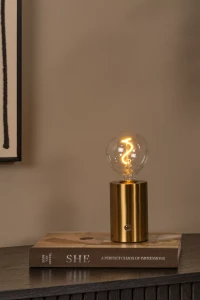 VIVO 52502/01/02 lampa nocna złoty mat LED 1W E27 ładowanie USB ściemniacz dotykowy