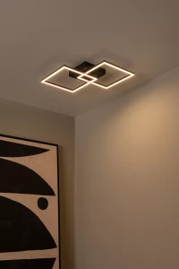 ARIANNE 53103/22/30 lampa sufitowa LED 23W CCT czarna regulowana