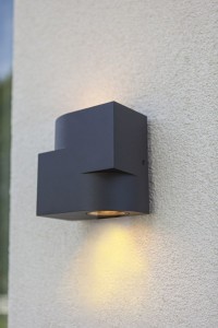 MARBO 5288001118 kinkiet zewnętrzny asymetryczny 2xGU10 IP44 ciemny szary