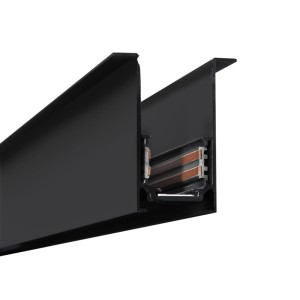 LL-20F szyna magnetyczna wpuszczana czarna 200cm