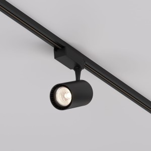 UNITY Vuoro TR003-1-15W3K-S-B spot czarny regulowany LED 15W 24 st 3000K do szyny 1-fazowej