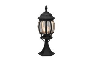 ELVO 506960132 klasyczna lampa stojąca zewnętrzna 49cm czarny mat 1xE27 IP23