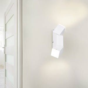 RAGLAN 248510231 biały kinkiet regulowany LED 2x3,8W światło góra dół