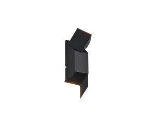 RAGLAN 248510232 czarny kinkiet regulowany LED 2x3,8W światło góra dół