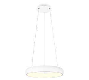 CARDONA 349614531 lampa wisząca biała pierścień 46cm LED 29W CCT  3-stopniowe ściemnianie