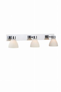 CASSIS Kinkiet 3L Chrom/Opal IP44