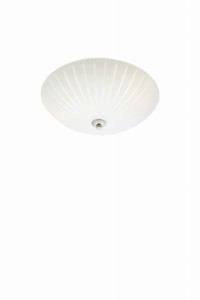 CUT Plafon 2L 35cm Biała/Stal