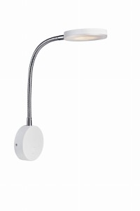 FLEX Kinkiet 1L LED Biały/Chrom