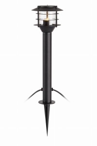 GARDEN 24 Słupek 3W 45cm Czarny