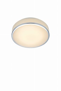 GLOBAL Plafon 22CM LED Biała/CHROME