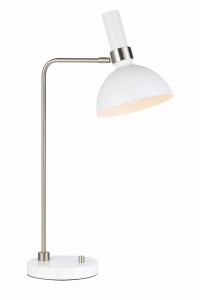 LARRY Stołowa 1L Biała/Stal
