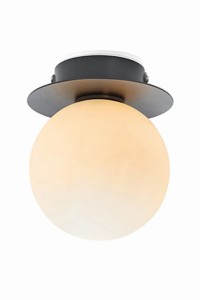 MINI Sufitowa/Kinkiet 1L Czarna/Biała IP44