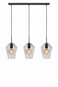 RETRO Wisząca 3L Czarny/Przydymiony