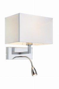 SAVOY Kinkiet 2L Chrom/Biały