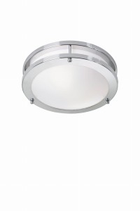 TABY LED Plafon Chrom/Biały