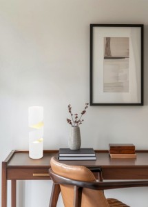 STREAM 364030332 lampa stołowa spiralka biała 1xGU10