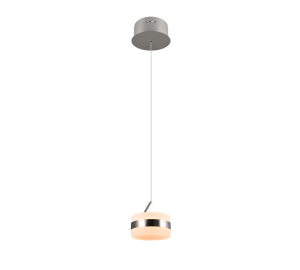 DIOS nowoczesna lampa wisząca nikiel mat LED 8W CCT Switch Dimmer TRIO 331410107