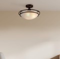 lampa combinare klasyczna z kloszem antyczny brąz