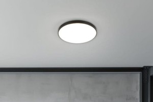 SPICA R67851102 plafon czarny LED 18W 4000K IP44