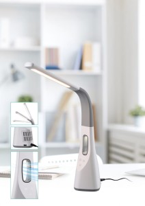 VENTO R50381101 lampa biurkowa z wentylatorem LED 5W sterowanie dotykowe