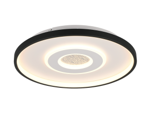 NAZAR 633910134 futurystyczny czarny plafon LED 20W 3000K 3stepDim