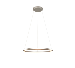 AMADOR lampa wisząca nikiel mat ring fi 75cm LED 48W CCT 3stepDIM TRIO 331019107