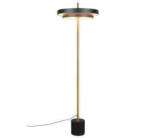 KEATON 440210180 lampa stojąca LED 21W CCT wykończenie czarny / złoty