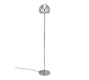 FLYNT 431610106 futurystyczna lampa stojąca szklana LED 11W CCT wykończenie chromowe
