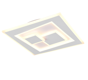 DEGAS R63511131 kwadratowy nowoczesny biały plafon LED 34W 2700-6500K DIM + pilot 