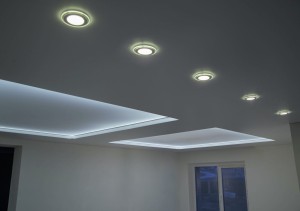 ARGUS 653610106 lampa podtynkowa chromowana LED 4W 3000K z otoczką RGB 1W  + pilot