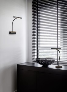 CURTIS 279770132 galeryjka regulowana czarna LED 4W 3000K ściemniacz na obudowie