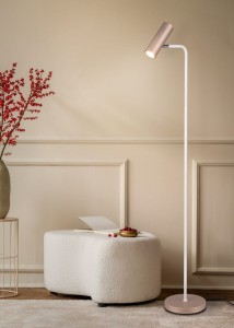 MARLEY 412400165 lampa podłogowa kawowa regulowana 1xGU10