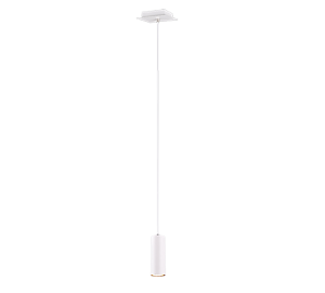 MARLEY 312400101 lampa wisząca biała tuba 1xGU10